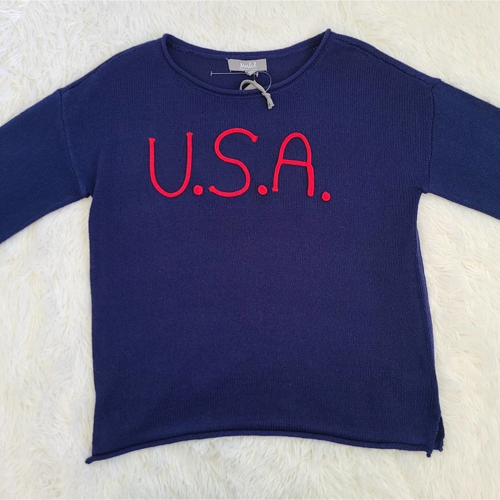 Marled By RC USA Blue Knit Sweater NWT SZ‎ M - Picture 10 of 10